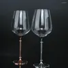 Copos de vinho European Creative Eletroplating Diamond Inclaid Glass Gold Silver Silver Crystal Champagne Party Drinkware