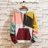 Erkek Hoodies Sonbahar Gevşek Takım Hoodie% 60 pamuk eşleşen Polar için kalınlaşan çiftler için renklendirilmiş Renkli kapşonlu ceket erkek m-5xl