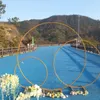 Party Decoration Wedding Bow Metal Iron Ring Arch Birthday Balloon Flower Support Stand Stage Screen Po Background DecorationParty