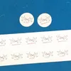 Opakowanie prezentów 5000pcs / Lot Cute Style Paper Ticker / Dekoracja Etykieta biurowa