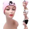 Bérets Chapeaux d'hiver pour femme Hip Hop Chapeau tricoté Chapeau chaud pour femme Bonnet en crochet Noir Rose Blanc