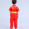 Bühnenkleidung Traditionelle chinesische Kleidung Kinder Kung Fu Wushu Tai Chi Uniform Shaolin Kampfkunst Performance Mädchen Jungen Kostüme