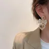 Dangle Küpeler Vintage Lüks Bowknot Drop 2023 Trend İmitasyon İncileri Kadın Dangler Moda Tatlı Kore Küpe Takı Pentientes Cha