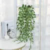 Artificial Plant Wall Artificial Rattan Decoration 5 Branch Dutch Bean Hanging Wall Hanging Climbing Vine Hanging Green Plant 1223920