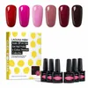 Gel à ongles Lagunamoon Lampe UV Top Base Coat pour ensemble de vernis Vernis semi-permanent Art Manucure Laque