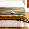 Battaniyeler bohem püskül örme atlama battaniye kanepe goblen yatak örtüsü boho dekor