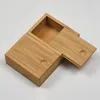 Storage Boxes Case Decorative Organizer Natural Pulling Lid Bedroom Box Living Room Bamboo Practical Home Office Dustproof Desktop