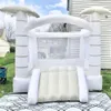 4x4m rosa PVC trampolins infláveis ​​Castelo inflável Comercial pop up Wedding Jumping Bouncer House com slide by ship