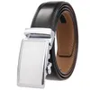 Cintos Plyesxale preto marrom escuro Men Belt Brand Marca genuína Designer masculino automático fivela cowskin Strap G347belts emel22