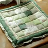 Pillow Rustic Fabric Quilting Office Chair Mat Decorative Rattan Sofa Pad