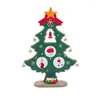 Christmas Decorations Big Deal Diy Wooden Ornaments Tree Festival Party Xmas Table Desk Decoration Green