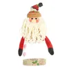 Juldekorationer Candy Bark Transparent Box Cartoon Doll Creative Old Man Snowman Deer