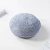 Berets 2023 Summer Beret Hats For Women Flat Cap Knit Hollow Lace Lady Girl Hat Bone Female Tocas Painter Sun