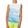 Men's Tank Tops Kid's Graphic Top Boy And Girl 3D Print Sleeveless Pattern Cloud Tees