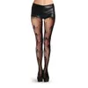 Calzini da donna Helisopus Skull Nero Collant a rete Gotico Collant Sexy Halloween Costume Cosplay Calze all'ingrosso