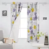 Tenda Margherita Viola Primavera Tende Moderne Per Finestra Per Soggiorno Camera Da Letto Cucina Trattamento Tende Casa El Decorazione