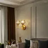 Wall Lamps Modern Luxury G9 Crystal Lamp Decorate Lighting Room Decor Kitchen Corridor Stairs Simple Copper Light Fixture