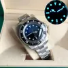 AR FACTORY Mens Assista ETA28363135 Moldura de cerâmica profunda Lão-marinho Blue Black Dial Black Sapphire Cystal Aço inoxidável Designer de aço Montre de Luxe