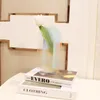 Wazony akrylowy wazon kolorowy nowoczesny współczesny design dekoracja pojemników kwiatowych do biura domowego