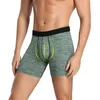 Sous-vêtements pour hommes, grande taille, séchage rapide, short de Compression athlétique, sous-vêtement boxer, taille moyenne, collants de Sport en coton respirant pour hommes