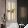 Wall Lamps Modern LED Long Lamp Minimalist Bedside Bedroom Sconce Light Living Room For Home Decoration Lighting AC85-265V