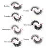 Yanlış Kirpikler 7 Çift 3D Mink Doğal Wispy Fluffy Drama Uzun El Yapımı Siyah Kirpikler Güzellik Makyaj Aracı Tüm Satış