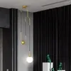 Pendelleuchten Moderne LED E14 Lichter für Esszimmer Wohnzimmer Kronleuchter Schlafzimmer Kreative Schwarz Gold Hängende Beleuchtungskörper