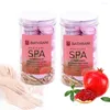 Nail Art Kits Manicure Soak Rose Fizz Bath Ball Pomegranate Effervescent Tablet Pedicure Remove Dead Skin Cuticles Moisturizing