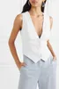 Women's Vests Women's Vest Sleeveless Jacket V Neck Single Breasted Slim Fit Casual Office