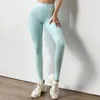 Kvinnors byxor kvinnor stretchy yoga sömlösa gym sportkläder hög midja hiit fitness leggings aktivkläder mager push up