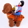 Vêtements pour chiens 20pcs / lot Halloween Vêtements COWBOY Riding Costume Mix Couleur Usine En Gros