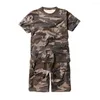 T-shirts pour hommes Camouflage T-shirts hommes Casaul coton t-shirt col rond chemise militaire armée Style grande taille été t-shirts vêtements