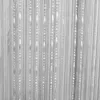Cortina de cortina brilhante cortinas de linha de corda Divisão de janela de capela decoração de sala de estar decoração de valance decoração 100x200cm