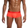 Underpants Men Solid Color Briefs Underwear Boxer Shorts Pouch Ultra-thin Wholesale Sexy Male #3