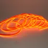 Remsor LED 5M Glow El Wire DIY Flexibel Neon Light Rope Tape Cable String för festdansbildekoration