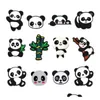 Shoe Parts Accessories Wholesale Charms Cute Panda Croc Decorations Wristband Birthday Drop Delivery Shoes Dh4Uj