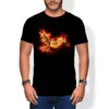 Herr t-skjortor phoenix skjorta barn pojke sport tee hajuku t-shirt tryck anime kläder för set gymkläder toppar kvinnors t-shirts