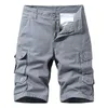 Herr shorts sommar baggy multi ficka militär last manlig bomull khaki herrar taktiska korta pantsmän