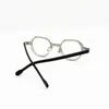 Occhiali da sole realizzati a mano 76800 occhiali ottici per unisex in stile retrò piastra di lente leggera full telaio con scatola