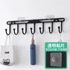 Home Decor Behind The Door Wall Hooks Clothes Hanging Rack Strong Adhesive Coat Shelf Without Punching A Row Of Decorative Other