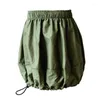Skirts 2023 Fashion Summer Style Cotton Large Women Skirt Teenagers Knee Length 63cm Long