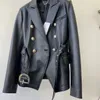 Womens Designer Jackets Woman Short Coats Balm Autumn Spring Style Slim For Lady Genuine leather Jacket Coat