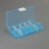 Storage Boxes 10 Grids Adjustable Transparent Plastic Box For Small Component Jewelry Tool Bead Pills Organizer Nail Art Tip Case