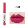 Lip Gloss 1PC Matte Velvet Lips Waterproof Long-lasting Liquid Lipsticks Cosmetic Beauty Lipglaze Keep 24 Hours Makeup Lipglosses