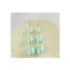 Dangle Lustre Styles D'été Boho Balle Boucle D'oreille Pour Les Femmes Colorf Boucle D'oreille Long Gland Brincos De Bijoux En Gros Par Drop Deliver Dhjrk