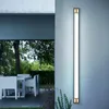 Außenwandleuchten Lampe IP65 Wasserdichte LED-Langlichter Garten Villa Veranda Wandleuchte Licht Gold Schwarz 110V 220V Leuchte im Freien