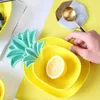 Piatti Frutta carina Insalatiera creativa Posate in ceramica Decorazione domestica Personalità Piatto da dessert a forma di ananas a forma di cartone animato Amore dei bambini