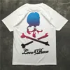 Men's T Shirts Novelty 2023 Men Love Peace Skull Bone T-Shirt Hip Hop Skateboard Street Cotton T-Shirts Tee Top Kenye S-XXL #K34