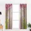 Curtain Pink Castle Deep Forest Window Curtains For Living Room Kitchen Bedroom Modern Treatments Drapes Blinds