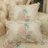 Pillow Embroidery Lace Cover Luxury European PillowCase Floral Pattern Home Decorative Sofa Chair Throw